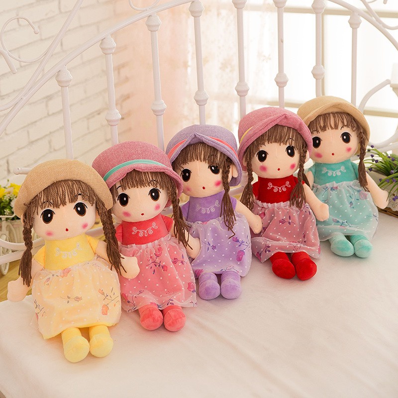 Búp Bê Váy Hoa Cao 45cm Cao Cấp Nhiều Mầu