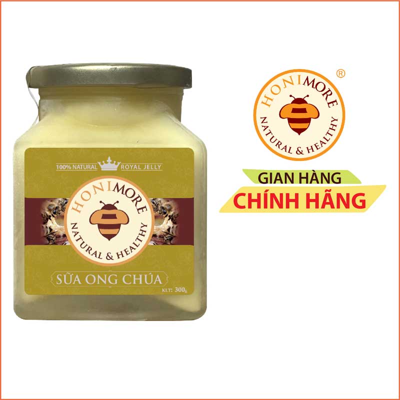 Sữa ong chúa tươi nguyên chất Honimore 300g - bồi bổ sức khoẻ, da căng mịn hồng hào