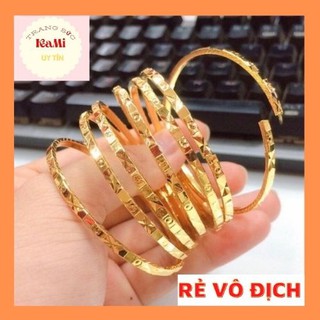 Vòng xi men 💎𝑭𝑹𝑬𝑬𝑺𝑯𝑰𝑷 💎[Mã HOAC10 giảm 10% đơn 99k] Lắc tay nữ vàng cao cấp giá tại xưởng