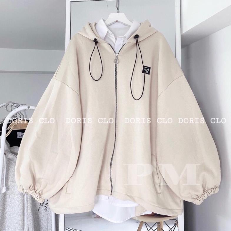 SHOP NHÀ CÁ ÁO NỈ KHOÁ THÊU LÔ GÔ BÒ TAY CHUN CHỐT GẤU