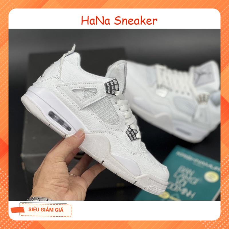 Giày thể thao/ Sneaker Jordan 4 full trắng/ Off white/ What the