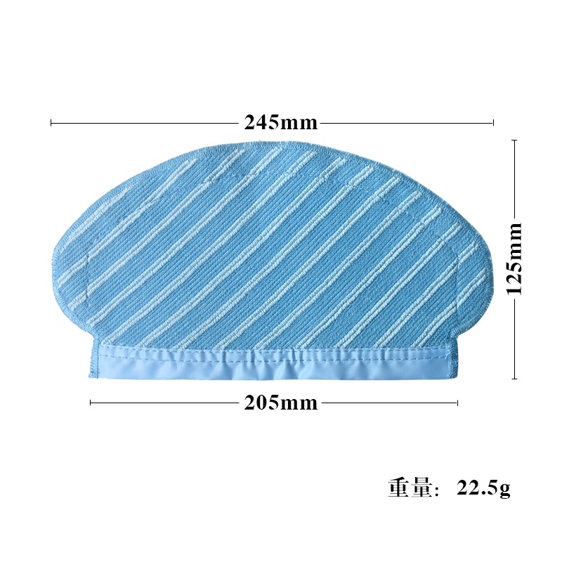 Miếng lau vải lau Phụ tùng cho Ecovacs deebot ozmo 950 920 T5 max DX33 DX55 DX65 DX93 DX96 DJ65 DV35 T5 Robot quét Máy hút bụi Giẻ lau vải Phụ kiện