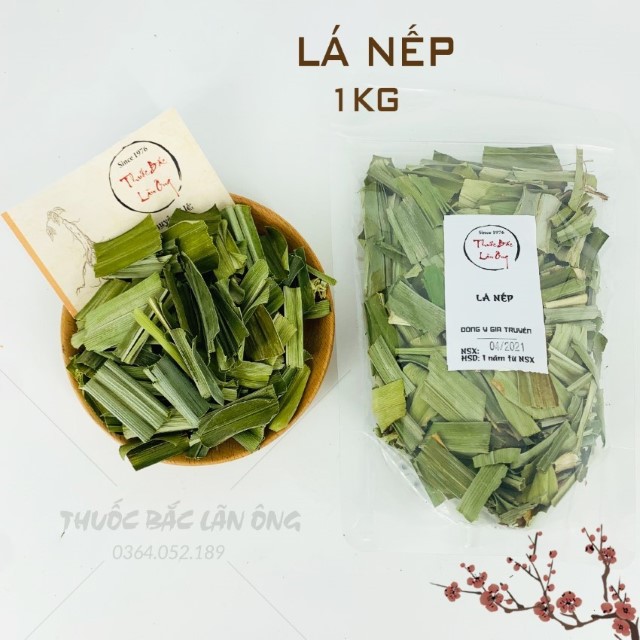 Lá nếp sấy lạnh 1kg (lá dứa, lá thơm,tạo hương vị cho món ăn)