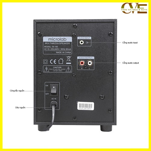 Loa Vi Tính Bluetooth MICROLAB M106BT Cao Cấp - Loa Máy Tính PC Để Bàn Nghe Nhạc Chính Hãng | BigBuy360 - bigbuy360.vn