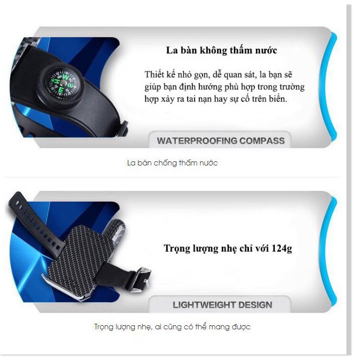 🆕 Phao cứu sinh đeo tay Puffer Prevent Drowning