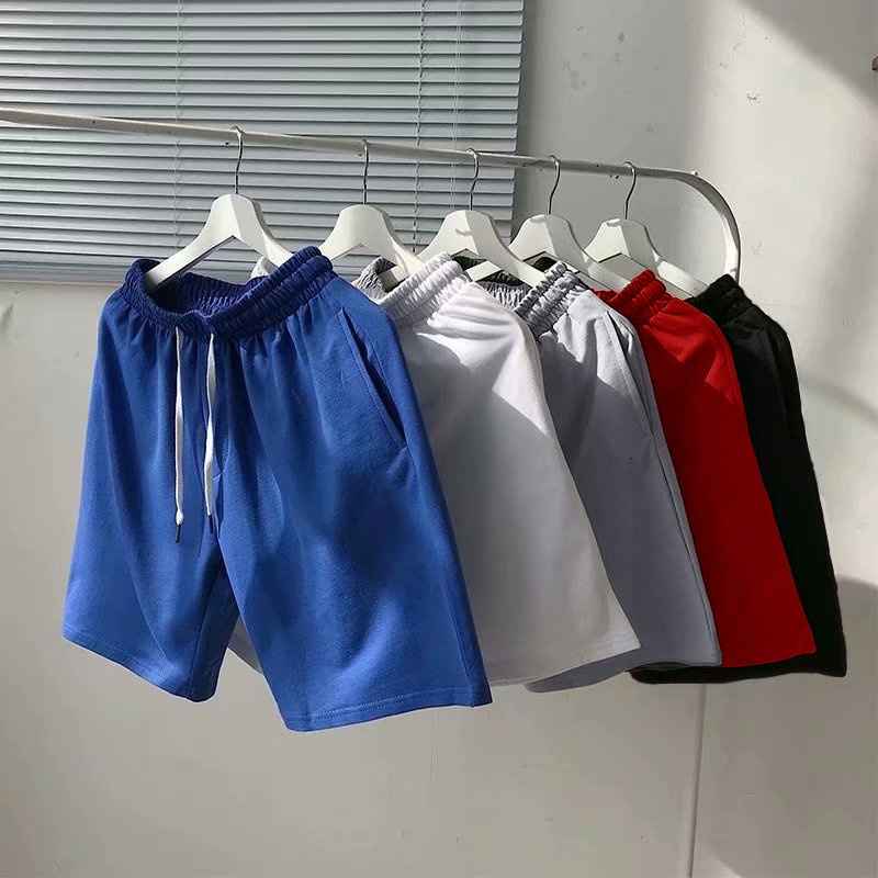 Quần Short Thể Thao Ống Rộng Màu Sắc Trơn Thời Trang Cho Nam quần đùi nam nữ quần ống suông