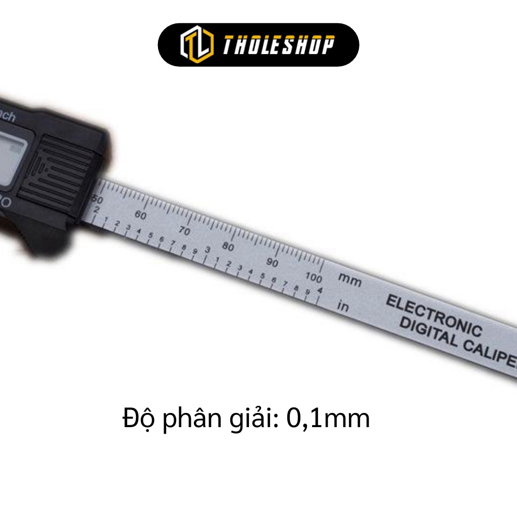 Thước Điện Tử GIGAHOME Thước Kẹp Kỹ Thuật Số Vernier Caliper Đo Đường Kính Sợi Nhựa 6232