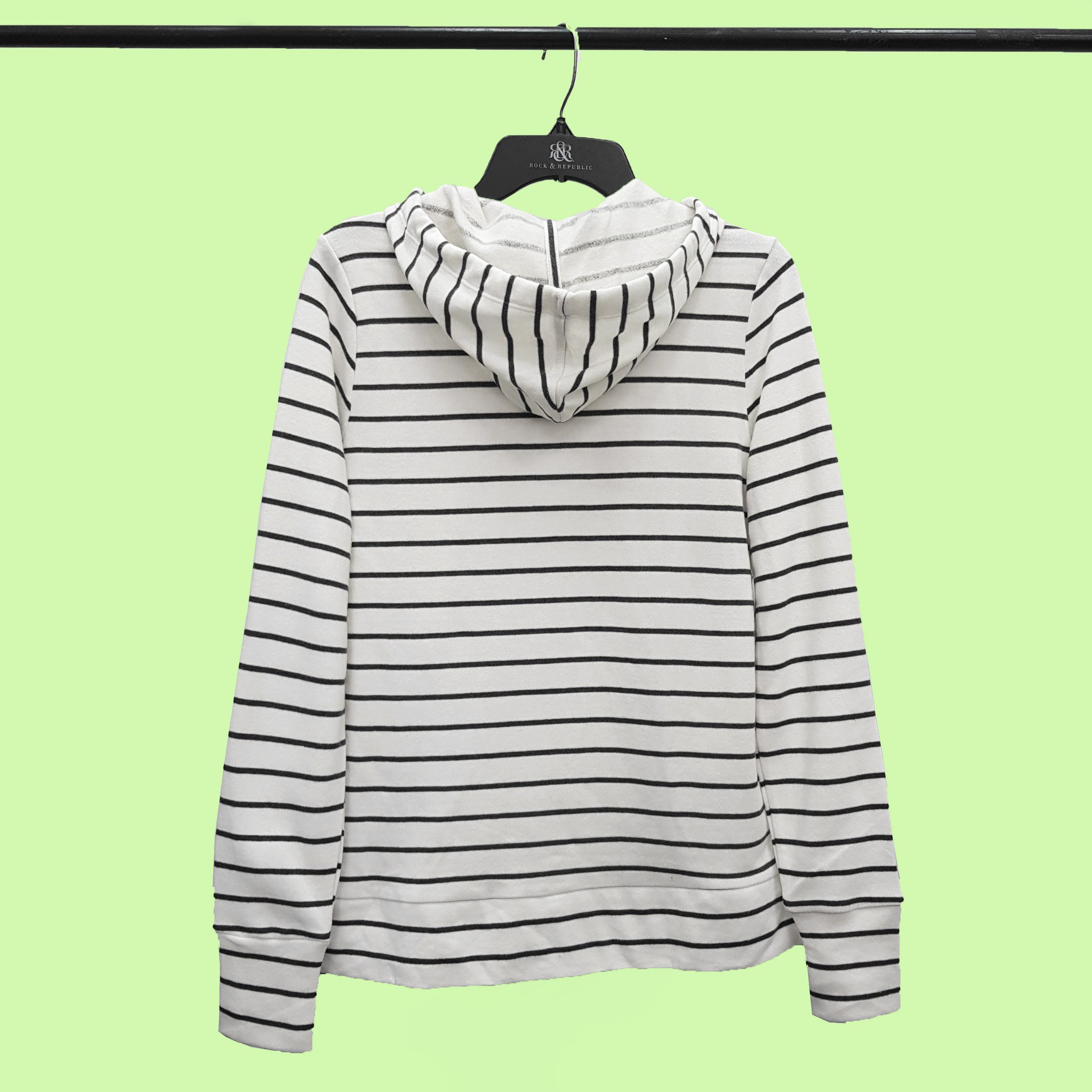 Áo Hoodie Nam Nữ Sọc Ngang Tay Dài Xỏ Ngón - Chất nỉ cotton mềm mịn | BigBuy360 - bigbuy360.vn
