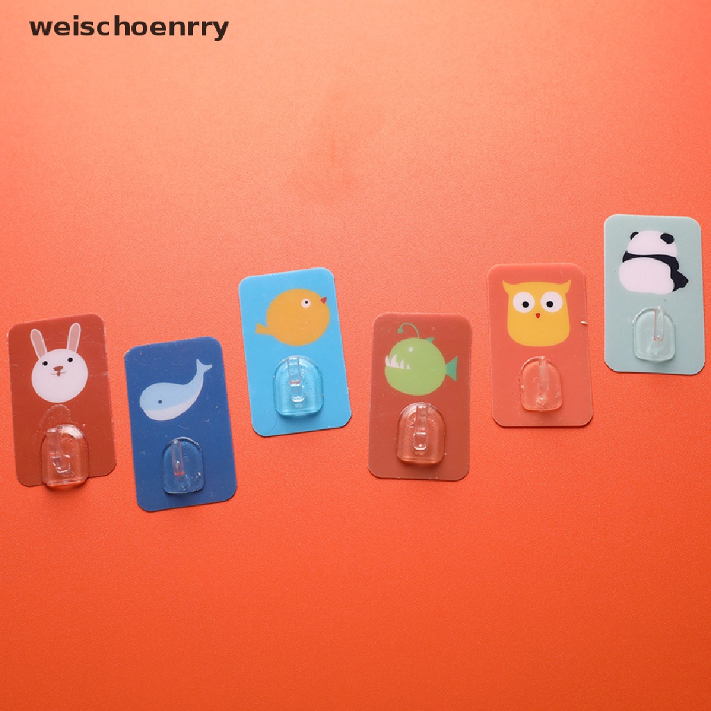 Móc Treo Đồ Dán Tường Tự Dính Thiết Kế Dễ Thương Sáng Tạo