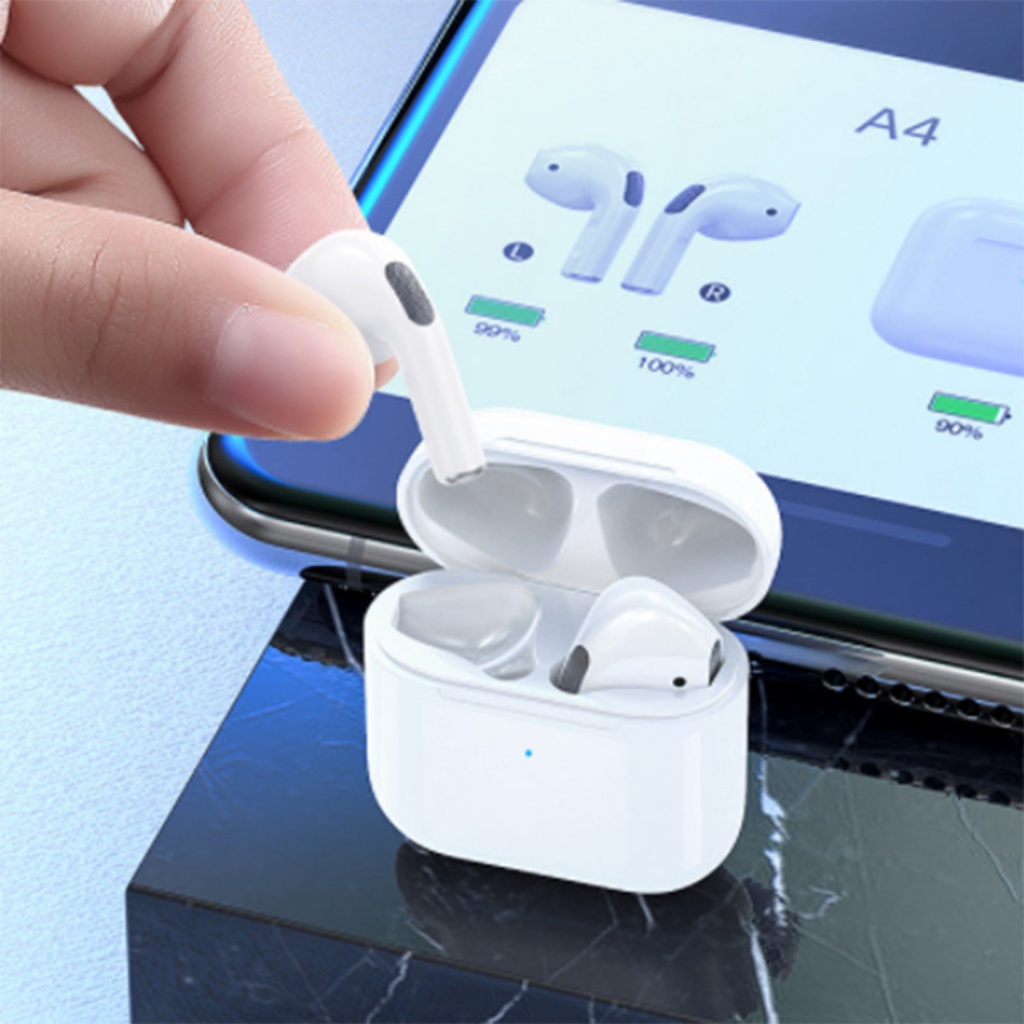 Tai Nghe Bluetooth Không Dây 5.0 Phiên Bản Pro4 Dành Cho Các Dòng Smartphone