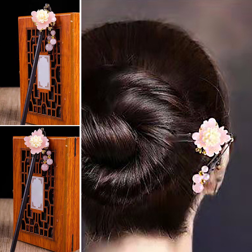 Trâm Cài Tóc Bằng Gỗ Tự Nhiên Phong Cách Trung Hoa Tinh Tế Cho Nữ
