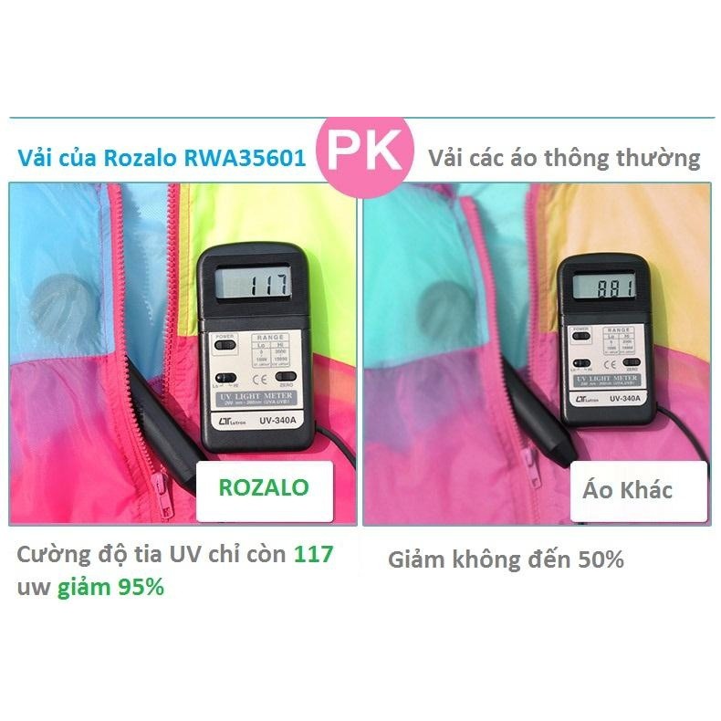 Áo chống nắng giảm 95% tia UV Rozalo RWA35601 -