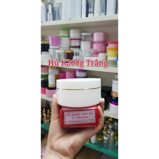 COMBO 50 hủ đựng kem body 200g ( k200 trắng)