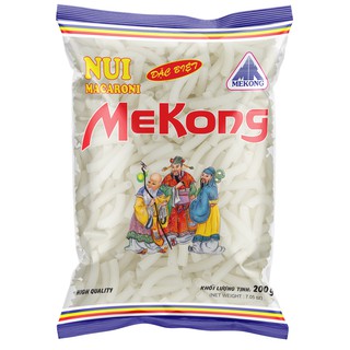 Nui gạo ống dài trắng mekong gói 200g