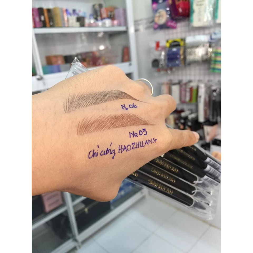 Chì xé cứng phẩy sợi Haozhuang [Chì vẽ mày trong makeup]