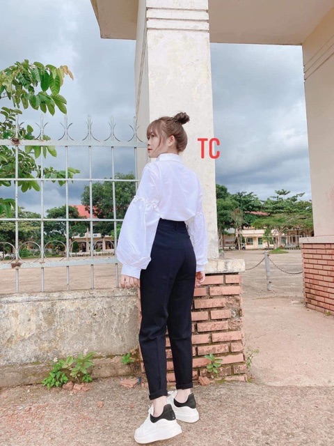 Quần nữ baggy tuyết mưa dễ mix đồ 892
