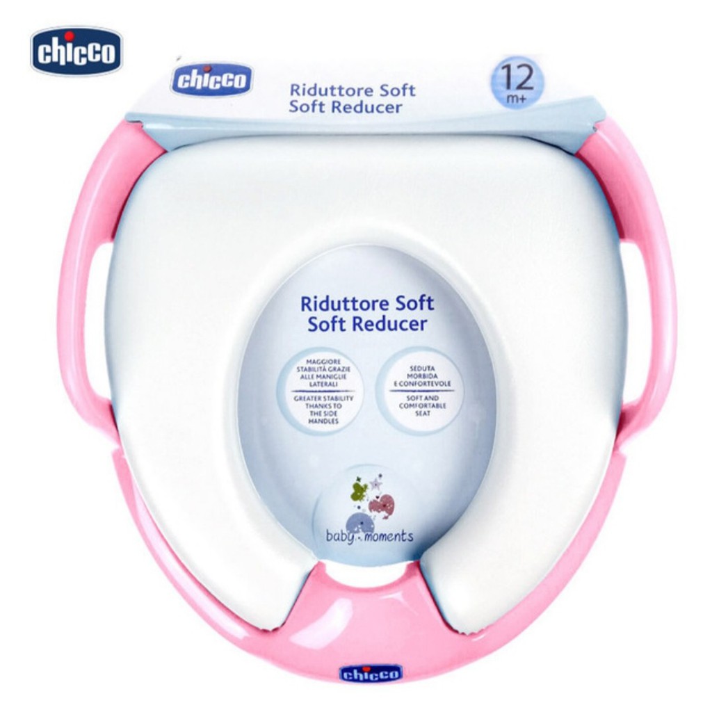 Bệ thu nhỏ bồn cầu Chicco cho bé - bệ ngồi toilet chicco