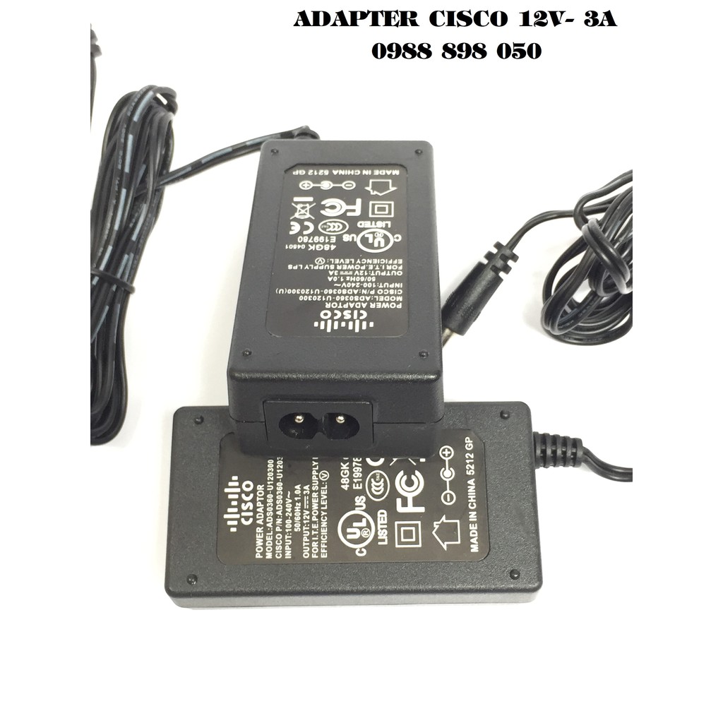 ADAPTER 12V 3A CISCO CHÍNH HÃNG