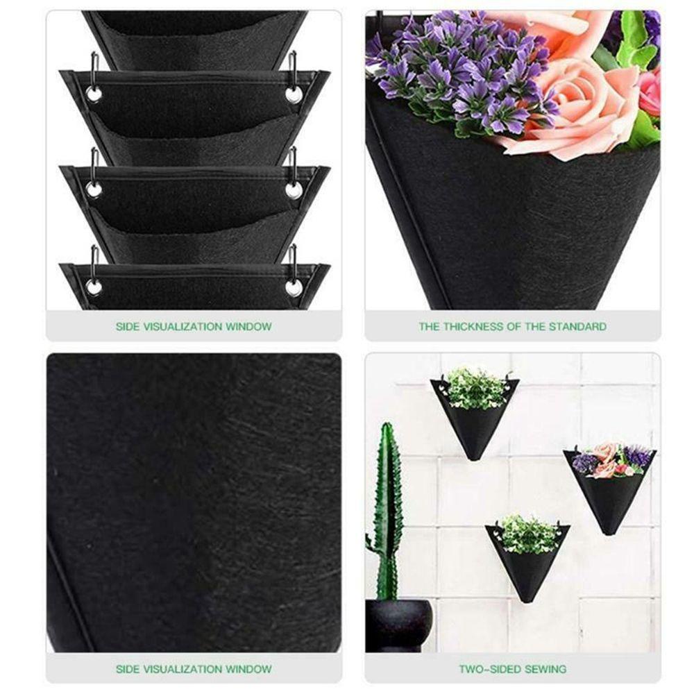 KUNHEV Túi Trồng Cây Treo Tường Tiện Lợi
