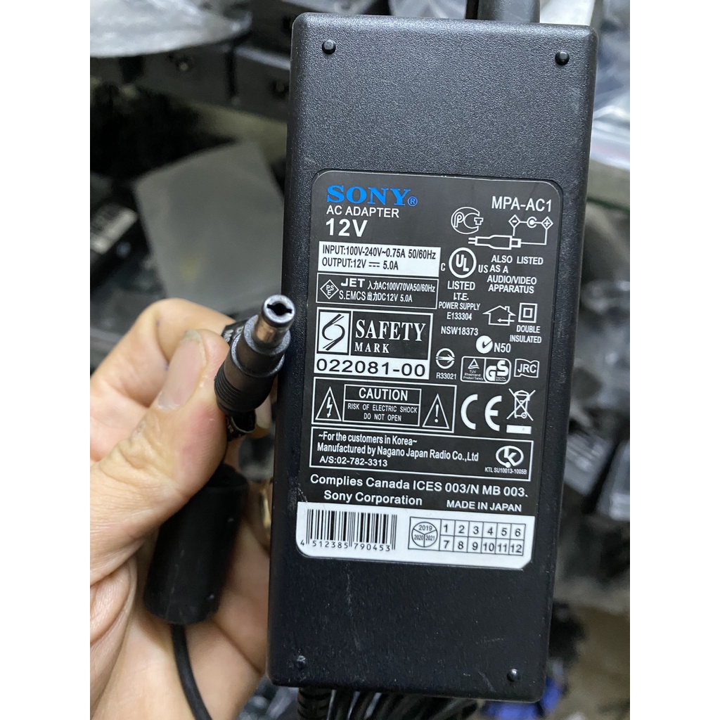 Adapter nguồn máy chấm công Ronal Jack 12v