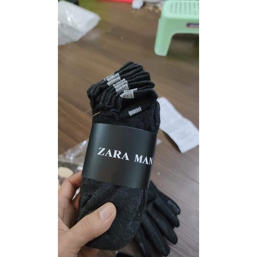 Set 10 Tất Vớ ZAZA MAN Chất Cotton 100% Siêu Thấm Hút,Chống Hôi Chân Cực Chuẩn