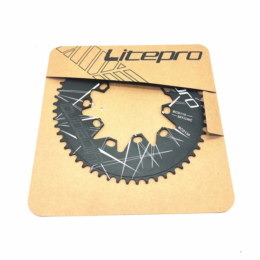 Líp xích xe đạp LITEPRO 110 130 BCD 54T/ 56T/ 58T chất lượng cao tiện lợi