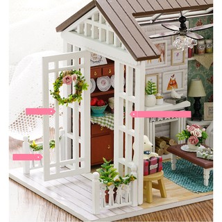Z8_Happy Time_Nhà mô hình gỗ DIY