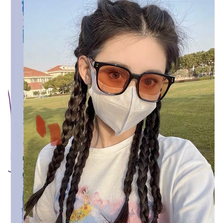 Tóc giả tết hình con rết nhiều màu size 45cm - Khanturban.vn