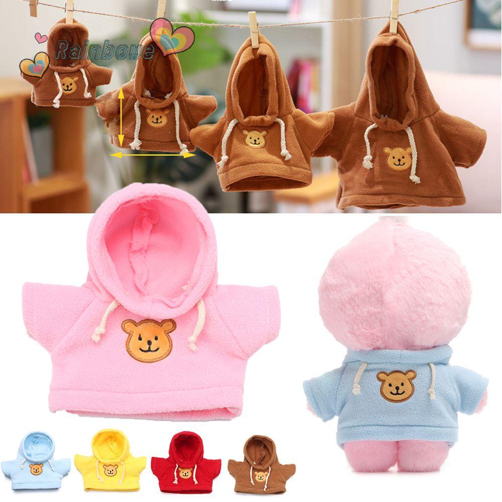 Áo hoodie thú nhồi bông họa tiết chú gấu hoạt hình đáng yêu dành cho chú vịt vàng 30/ 40/ 50cm