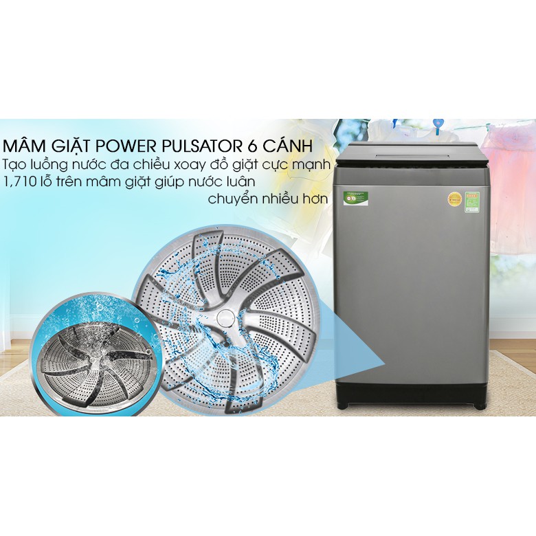 Máy giặt Toshiba Inverter 10 kg AW-DUH1100GV (Miễn phí giao tại HCM-ngoài tỉnh liên hệ shop)