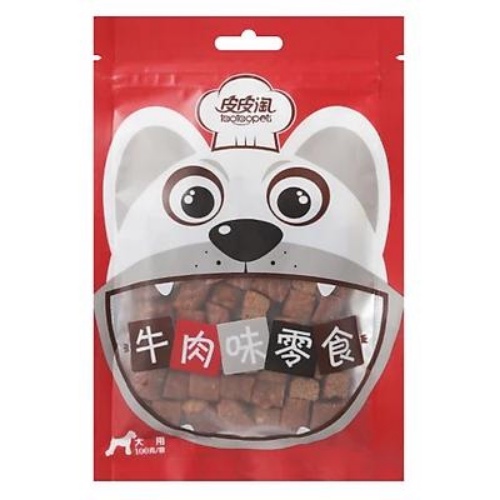 Gói snack bò thanh, bò viên 100g cho chó