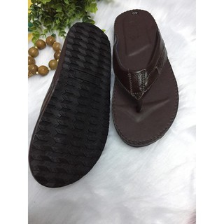 Dép kẹp nam quai da bò 100%