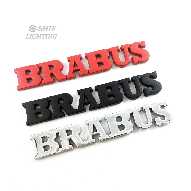 Miếng dán kim loại hình logo BRABUS cho xe Mercedes BRABUS