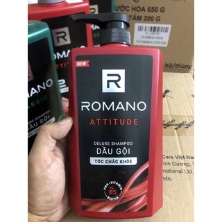 Dầu gội romano giúp tóc chắc khoẻ classic  650ml