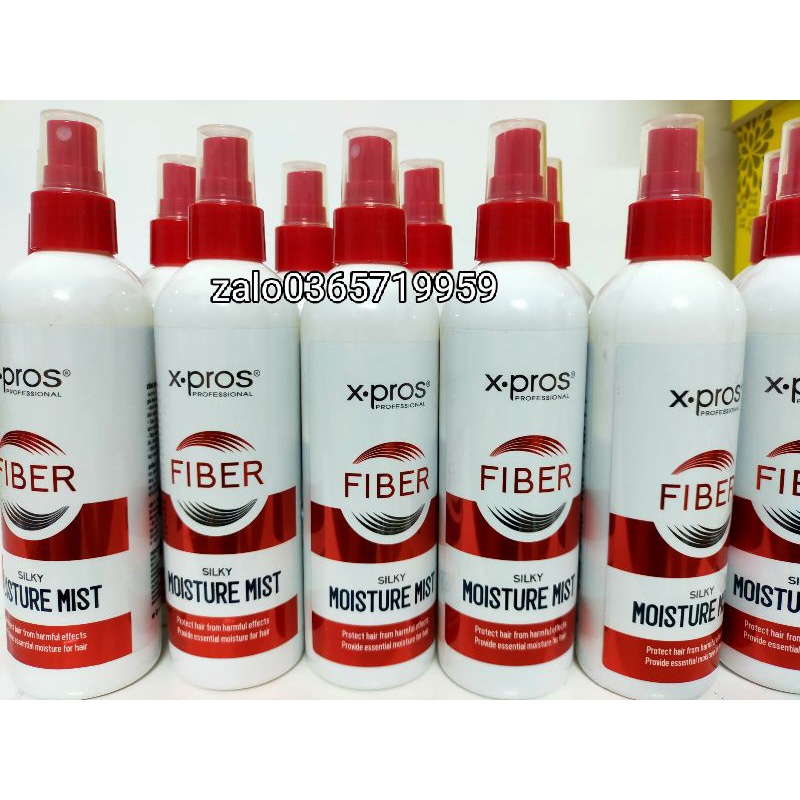 x.pros fiber xịt dưỡng tóc dưỡng ẩm siêu mềm mượt chai (280ml)