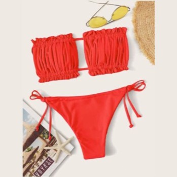 [BKN362] &lt;ÂU&gt; SET BIKINI QUÂY 7 MÀU [XANH MINT/HỒNG/ĐỎ/TRẮNG/ĐEN/VÀNG/TÍM]