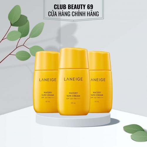 Kem Chống Nắng Dưỡng Ẩm, Chống Trôi Laneige Watery Sun Cream SPF50+/PA++++ 50ml