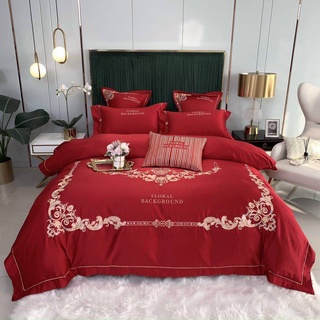 [HÀNG XUẤT KHẨU] Bộ Chăn Ga và Gối Cưới Lụa Satin Nhập Khẩu -Bộ Chăn Ga Cưới Lụa Hoàng Gia Tinh Tế