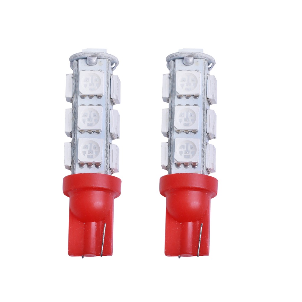 Bộ 2 bóng LED 13 tim gắn xe máy (sáng đỏ)