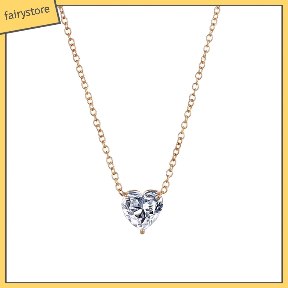 Vòng cổ choker hình trái tim đính đá thời trang cho nữ