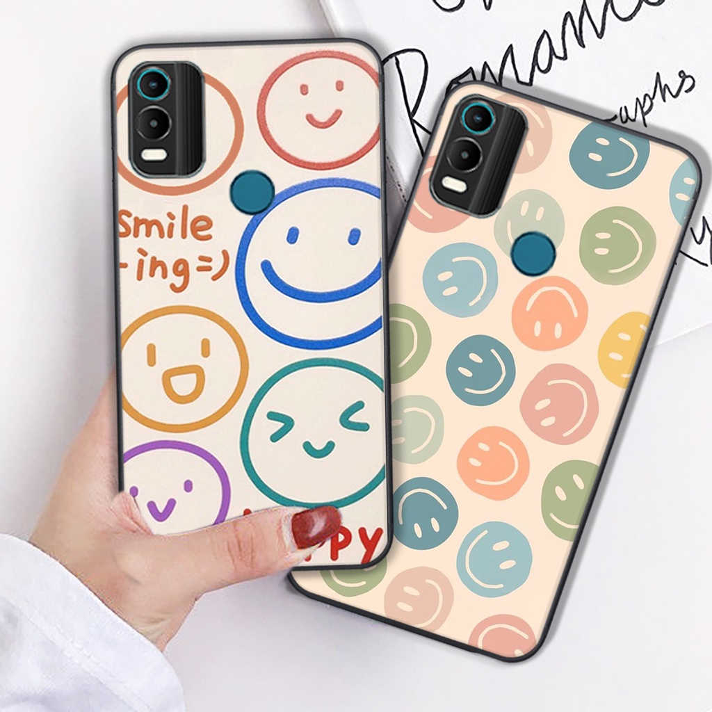 Ốp lưng Nokia C21 Plus mặt cười smile cực đẹp thể thao