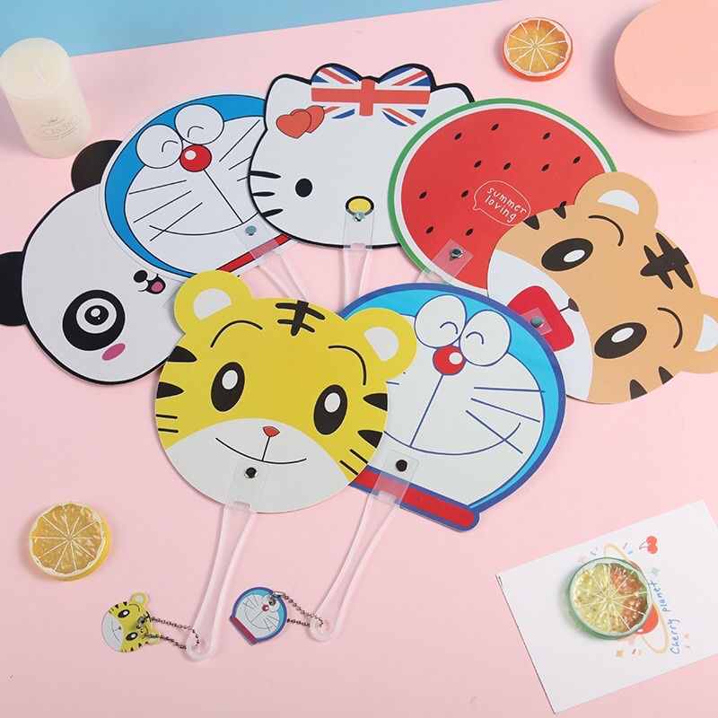 Quạt Nhựa Cầm Tay Hình Hoa Quả