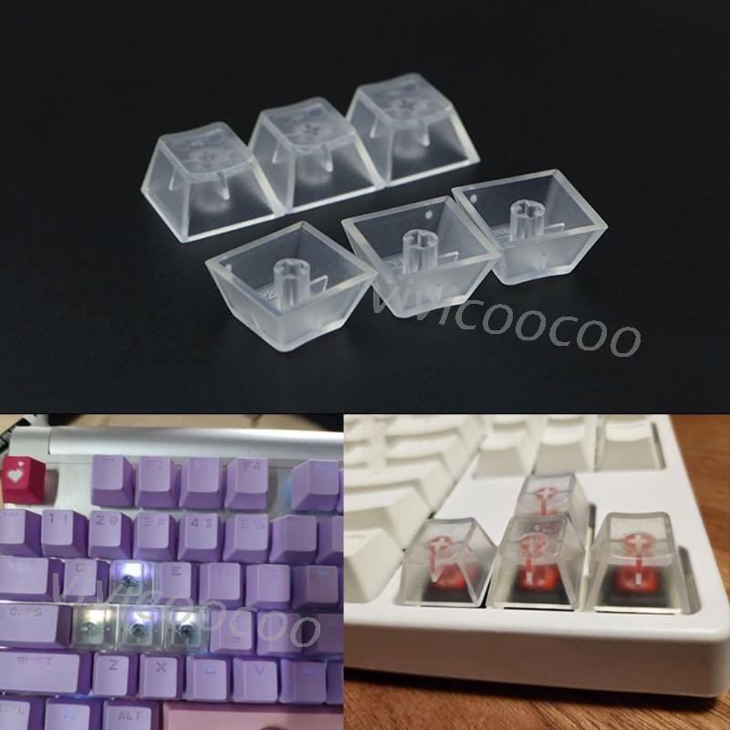 Set 10 nút keycap bàn phím cơ màu nhám trong suốt cho R4 R3 R2 R1 | BigBuy360 - bigbuy360.vn