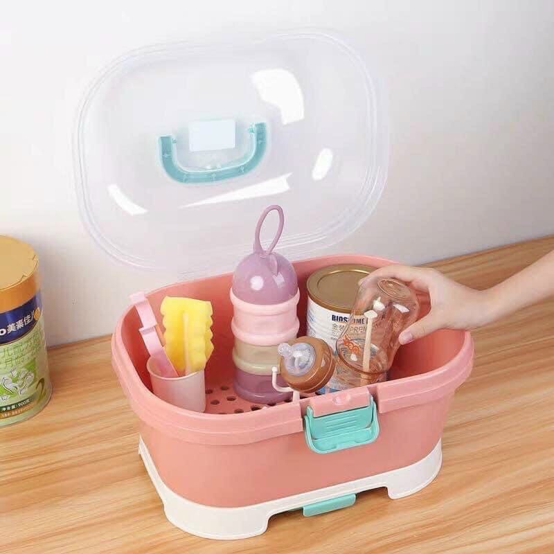 Hộp phơi bình sữa kèm giá treo Jupin