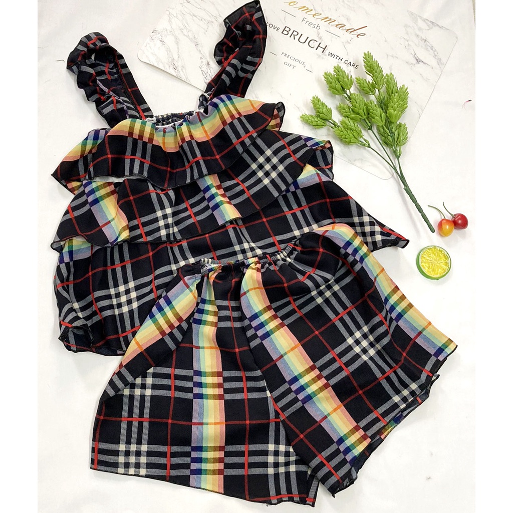 Đồ bộ mặc nhà freesize từ 40-45kg , đồ bộ cho nữ, cho bé gái lớn vải voan - B30