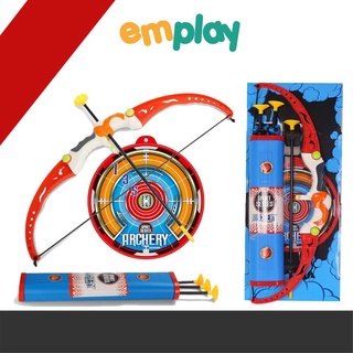 [ hot sale ] Cung tên đồ chơi thể thao cho bé Emplay thiết kế nhựa ABS cao cấp gồm 3 mũi tên bắn cung và 1 bia