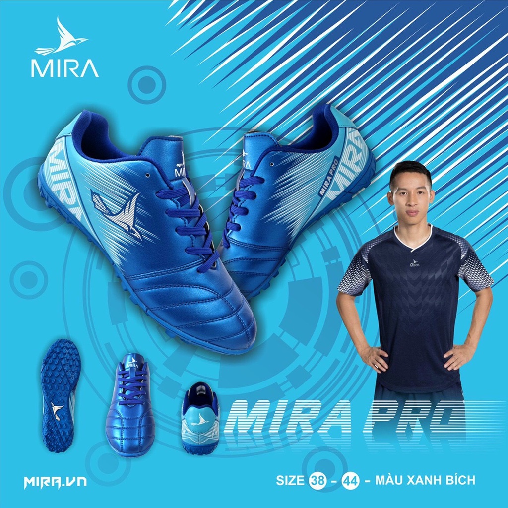 Giày Bóng Đá Sân Cỏ Nhân Tạo Chính Hãng Mira Pro - Mẫu Mới Nhất 2022