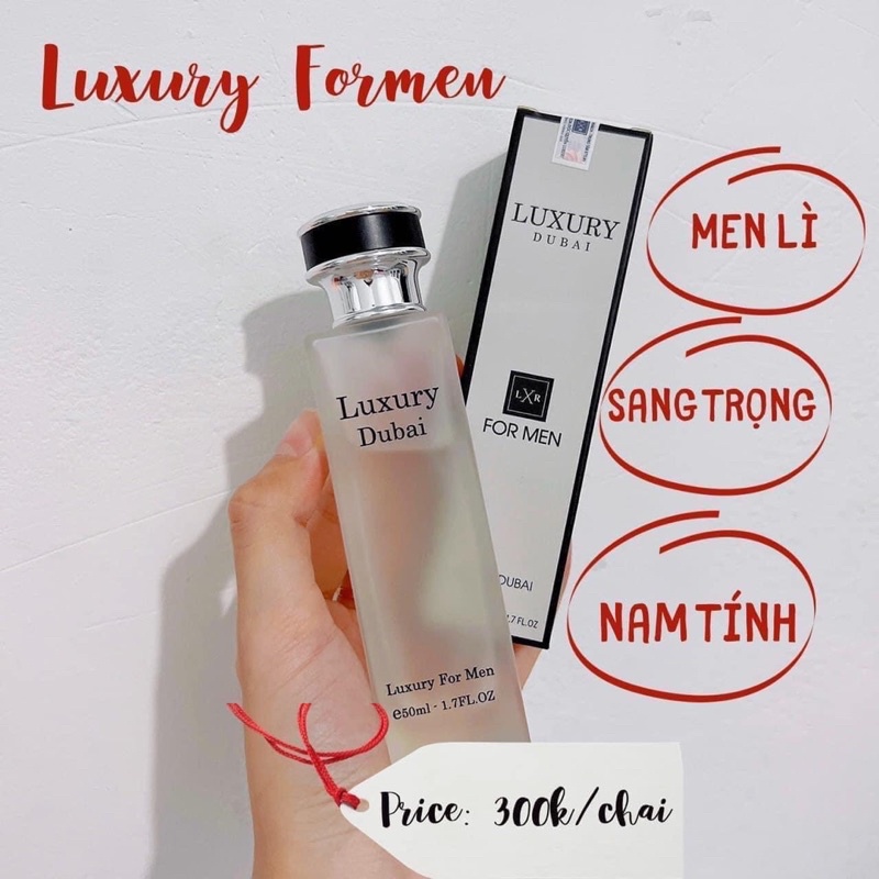 Tinh dầu nước hoa dubai Luxury chai chiết 2ml hương thơm lâu dành cho cả nam và nữ