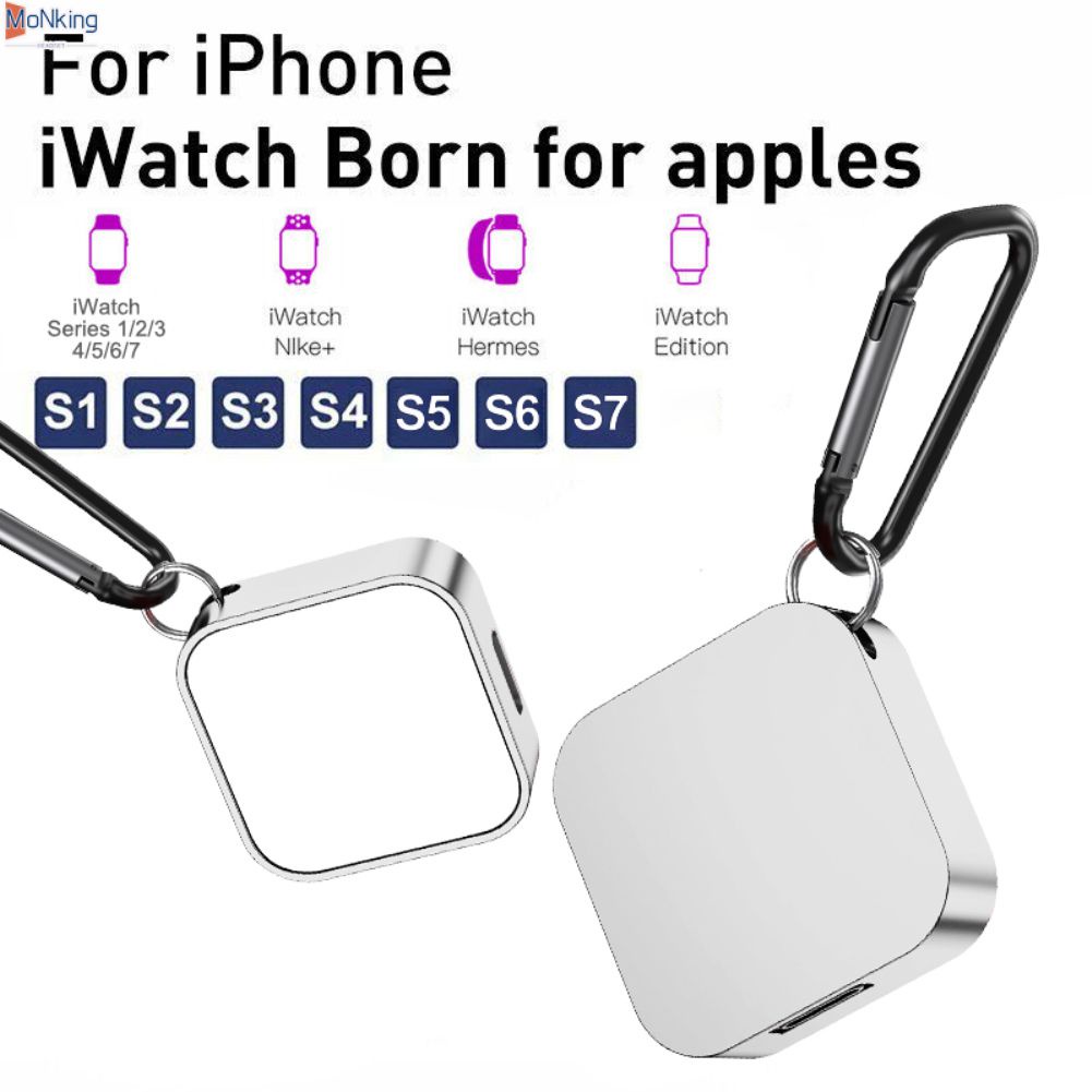 Mini 2 Trong 1 Từ Bộ Sạc Không Dây Cho Các Dòng Đồng Hồ Apple 7 6 5 4 3 2 1 Di Động loại Không Dây C Chiếu Sáng Giao Diện Kép Sạc Dành Cho Iwatch ^ MK ^