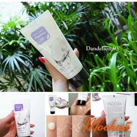 Tẩy tế bào da chết ngọc trai TFS White Jewel Peeling The Face Shop làm sạch da dễ dàng 120ml | BigBuy360 - bigbuy360.vn